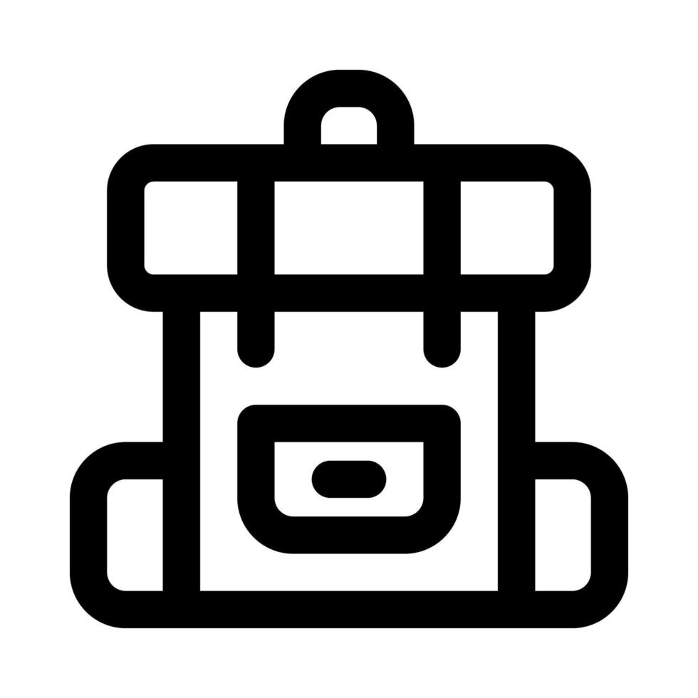 backpack icon for your website, mobile, presentation, and logo design. vector