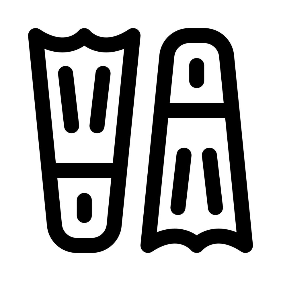 flippers icon for your website, mobile, presentation, and logo design. vector