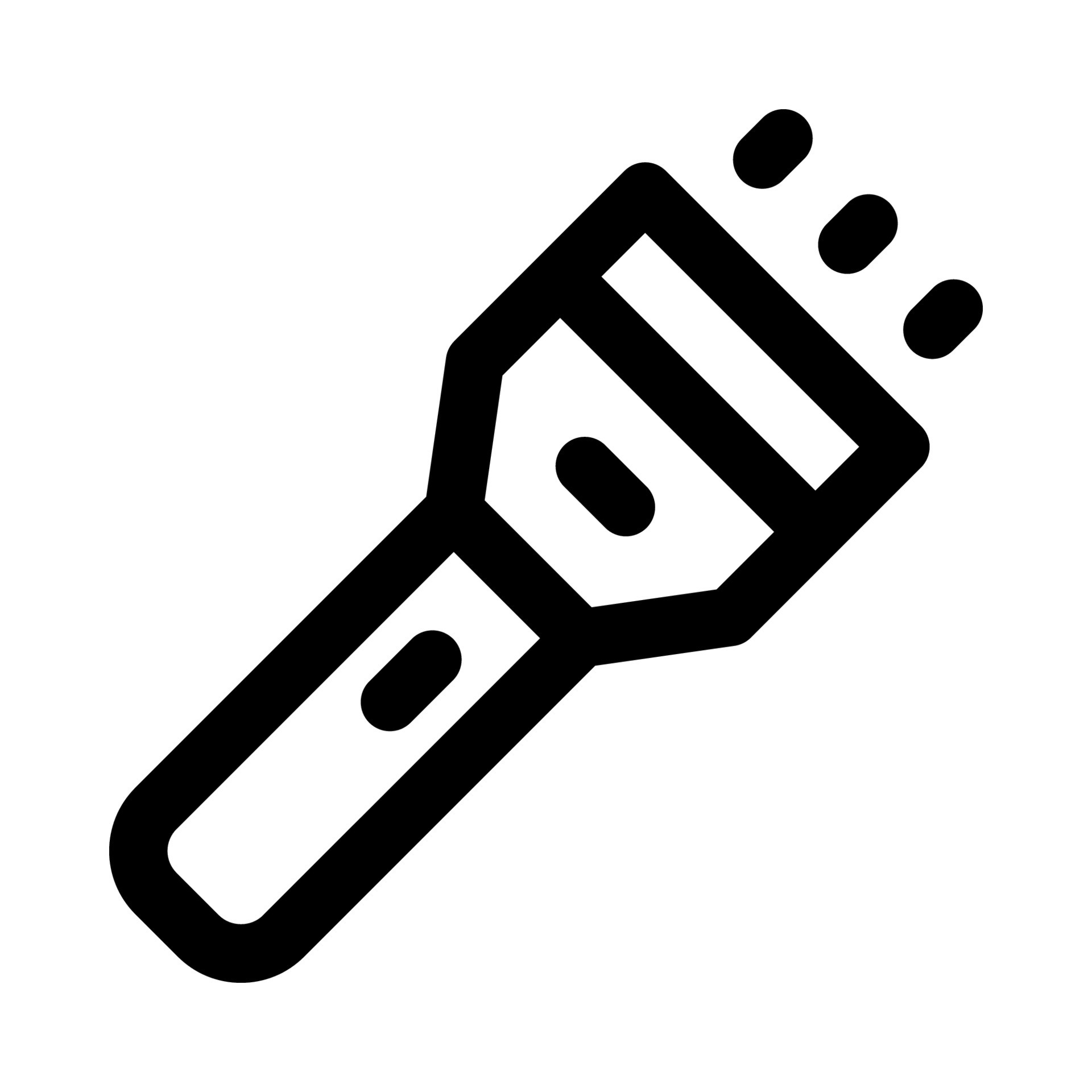 flashlight icon for your website, mobile, presentation, and logo design