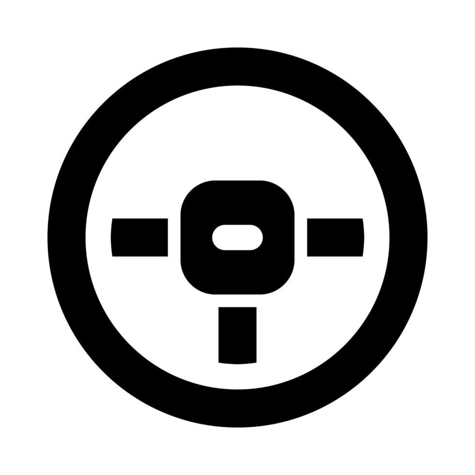 steering wheel icon for your website, mobile, presentation, and logo design. vector