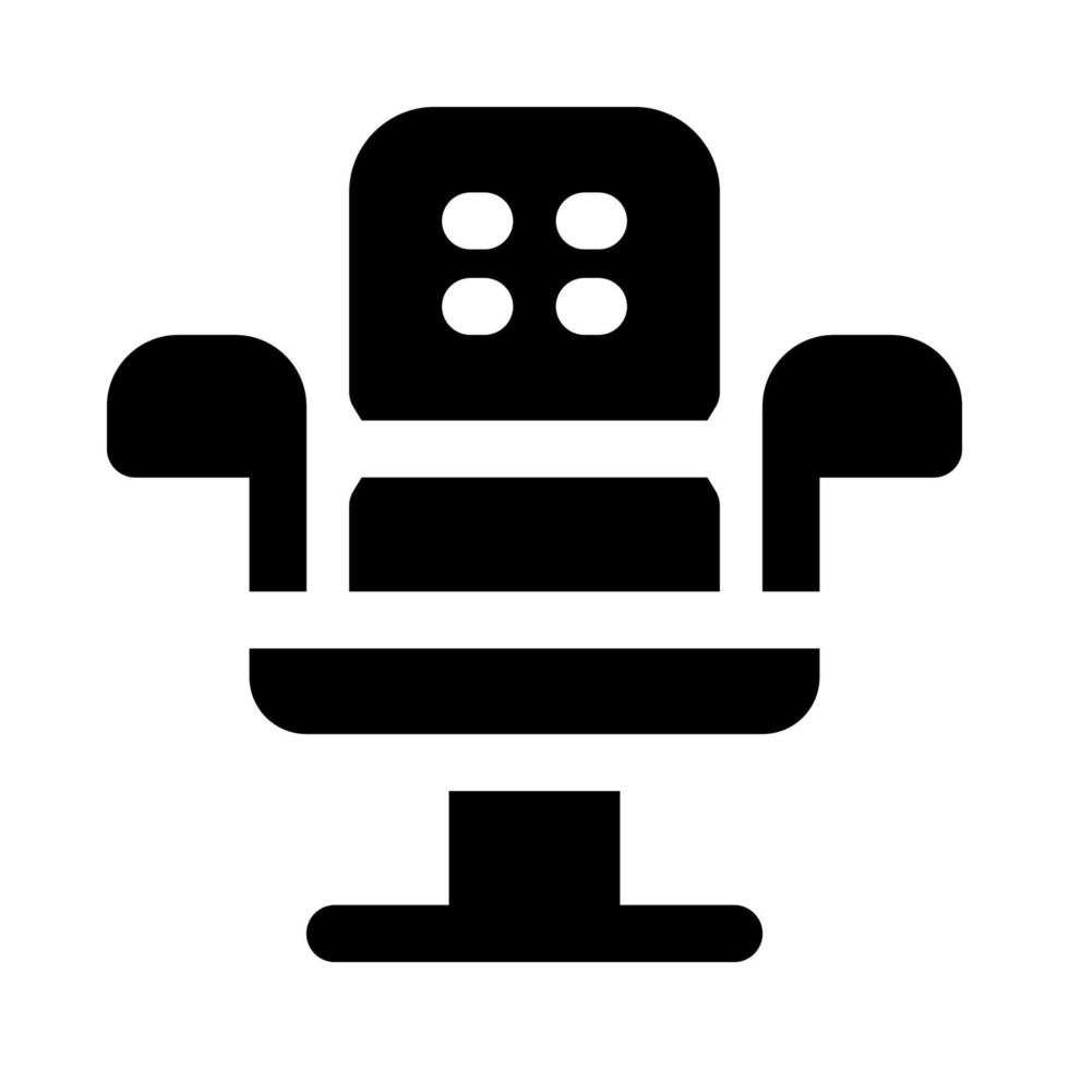 gaming chair icon for your website, mobile, presentation, and logo design. vector
