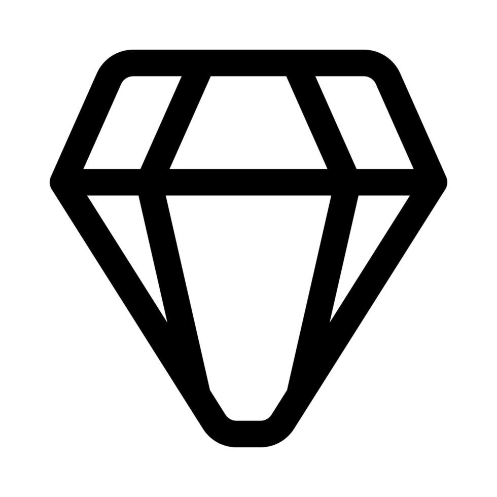 diamond icon for your website, mobile, presentation, and logo design. vector