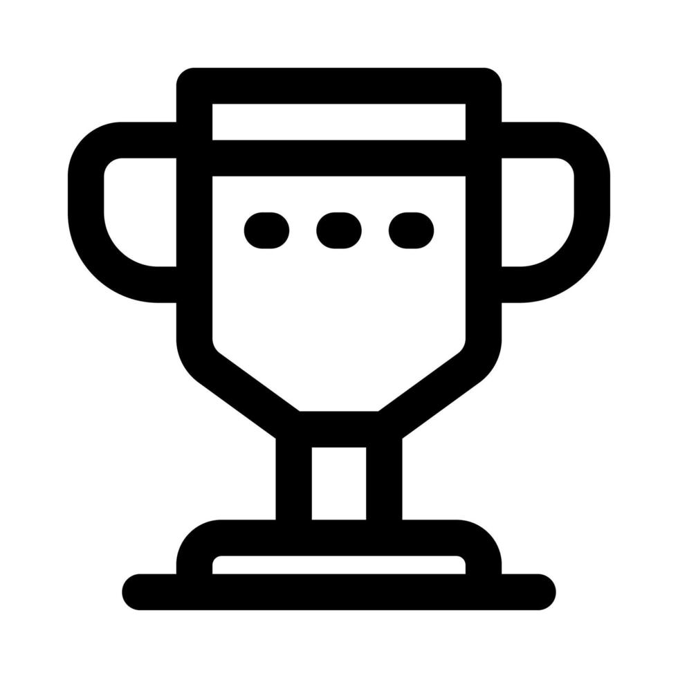 trophy icon for your website, mobile, presentation, and logo design. vector