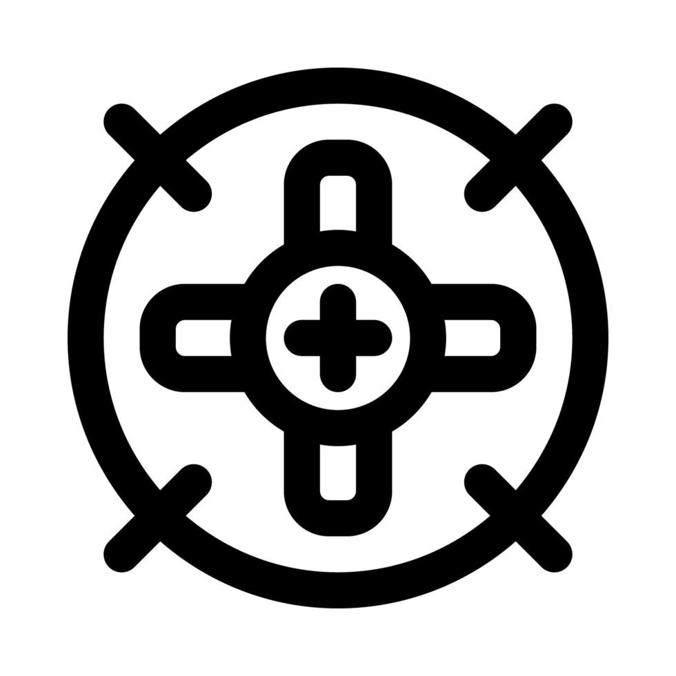 target icon for your website, mobile, presentation, and logo design. vector