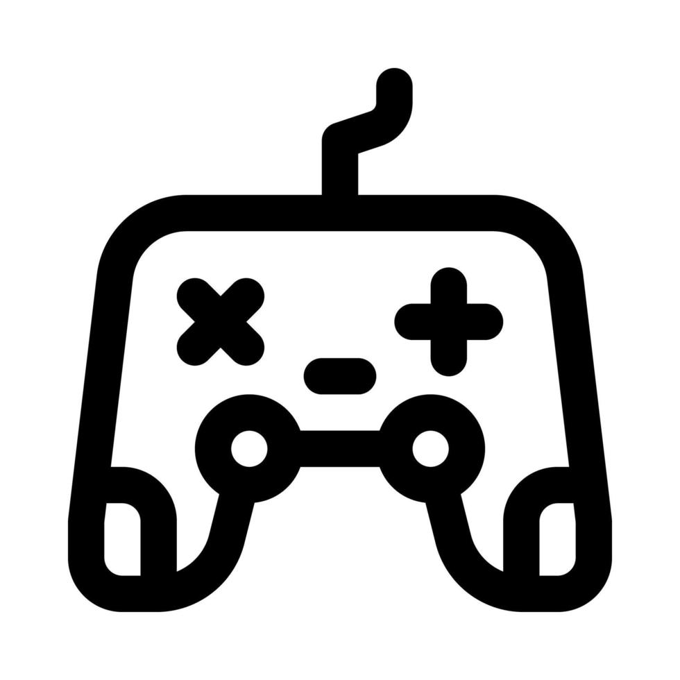 icono de gamepad para su sitio web, móvil, presentación y diseño de logotipo. vector