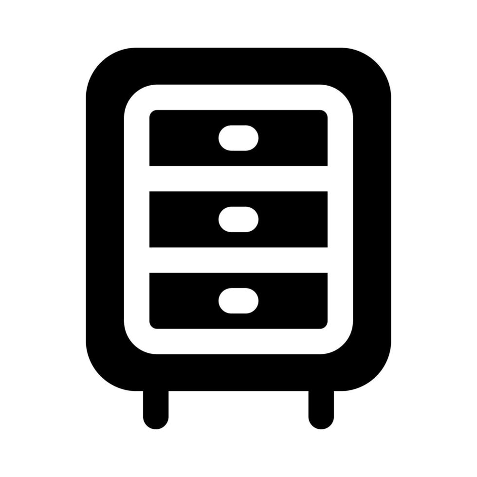 icono de gabinete para su sitio web, móvil, presentación y diseño de logotipo. vector