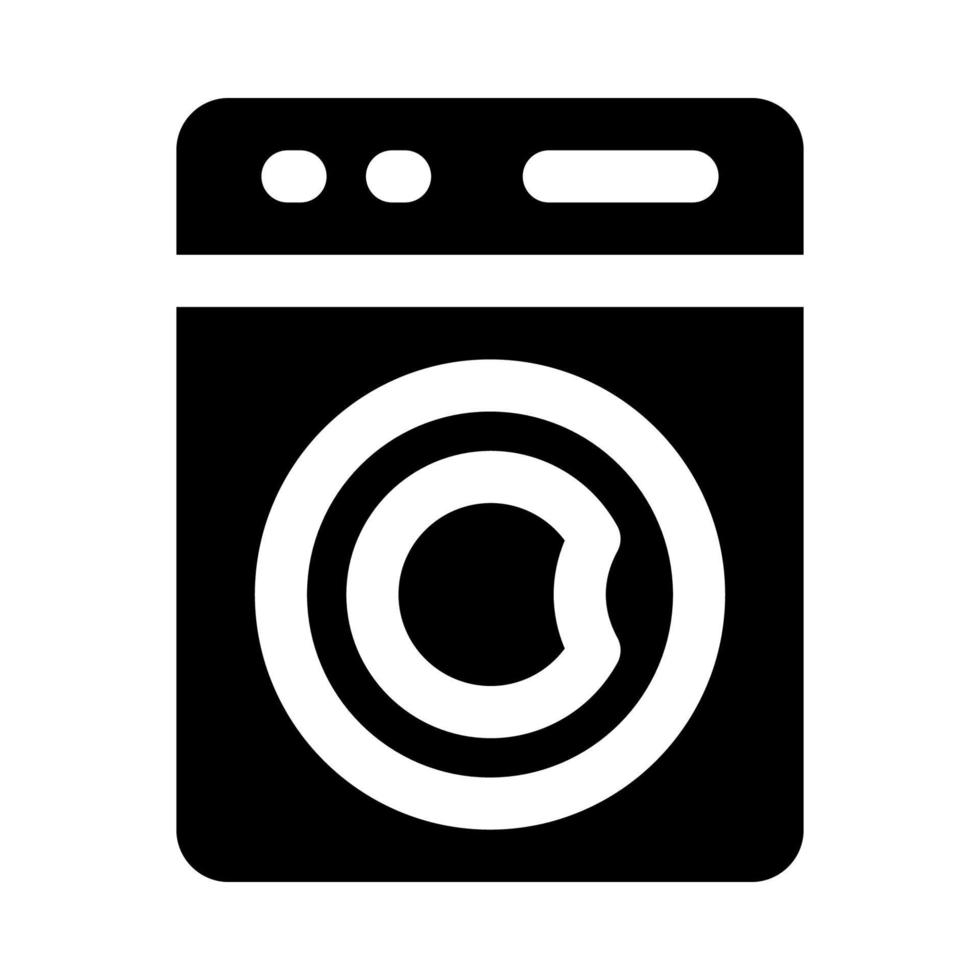 washing machine icon for your website, mobile, presentation, and logo design. vector