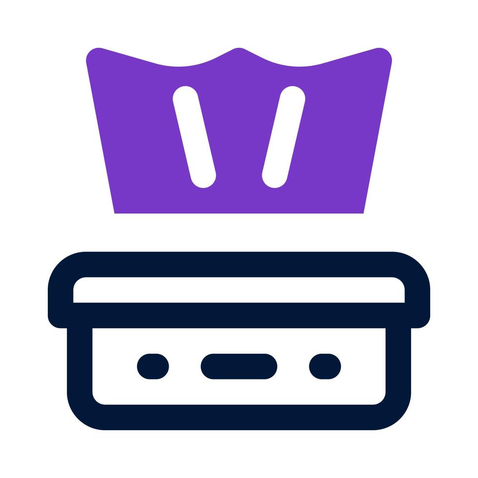 tissue box icon for your website, mobile, presentation, and logo design. vector