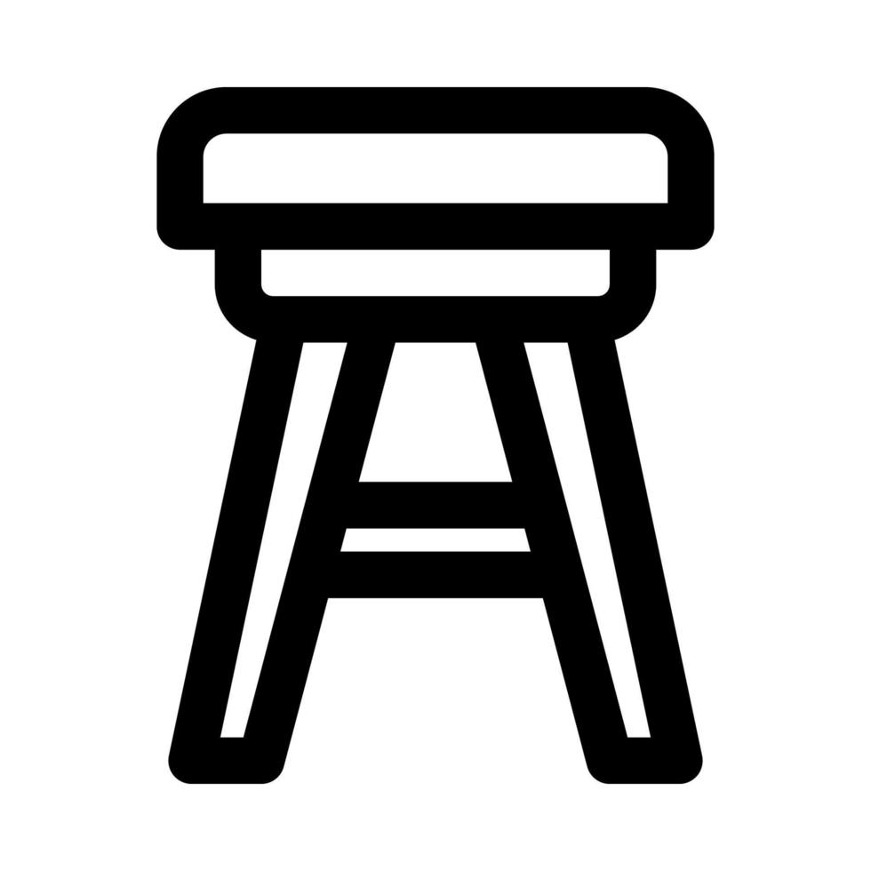 stool icon for your website, mobile, presentation, and logo design. vector