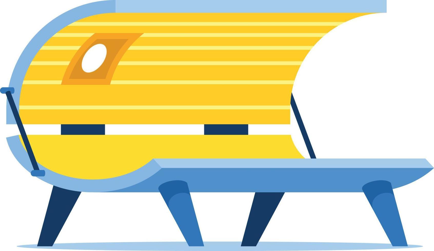 Vector Graphics Of A Tanning Booth