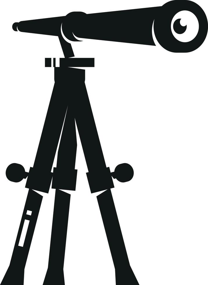 Vector Image Of A Telescope On A Tripod