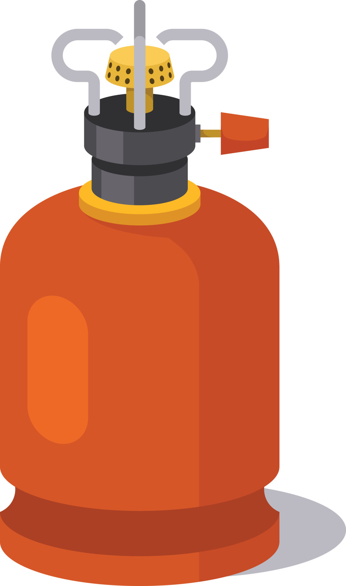 Vector Image Of A Portable Gas Burner 22647797 Vector Art at Vecteezy