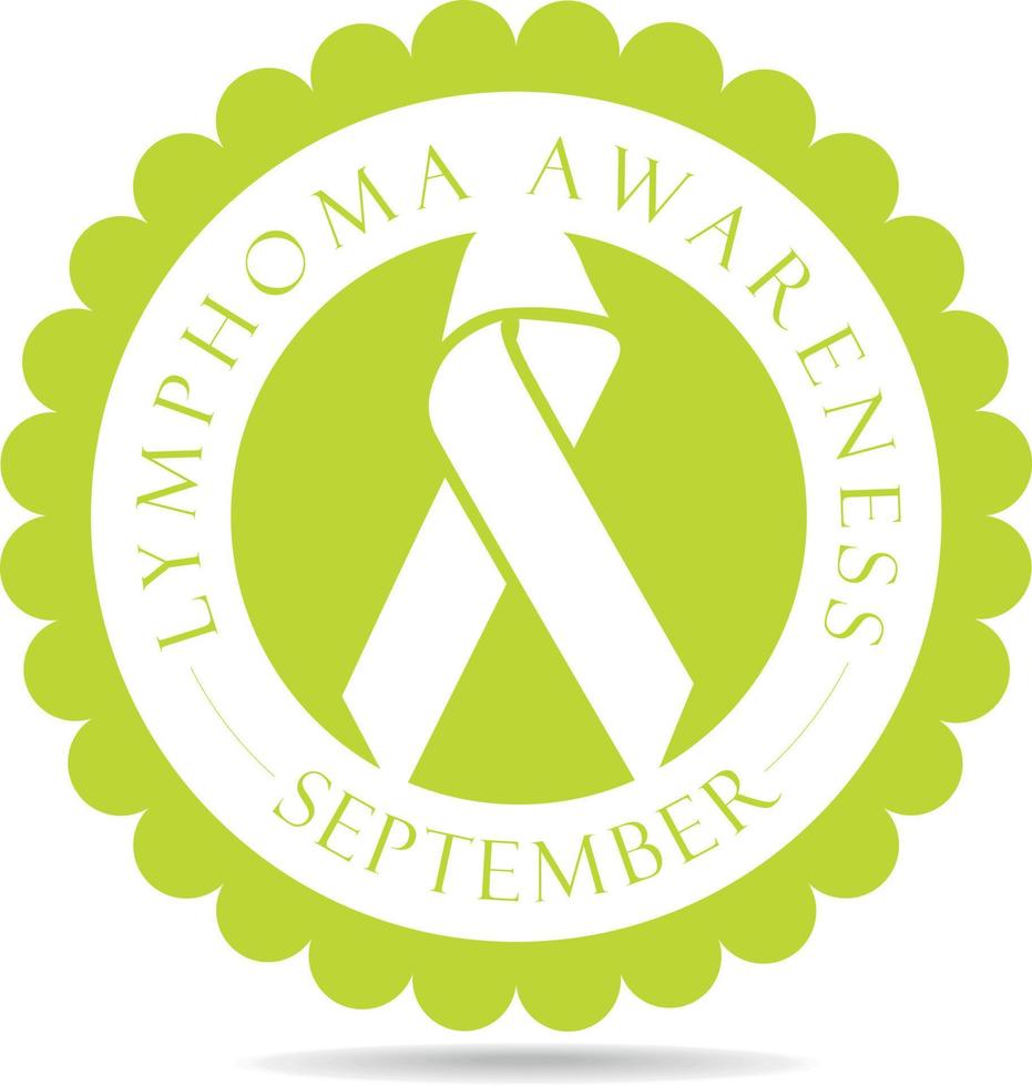 Vector Graphics Of Lymphoma Awareness Month Sticker