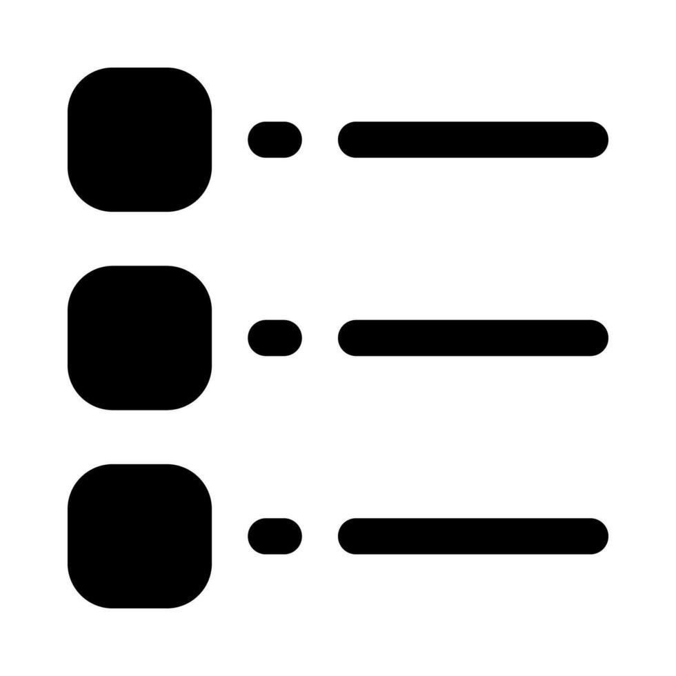 list icon for your website, mobile, presentation, and logo design. vector