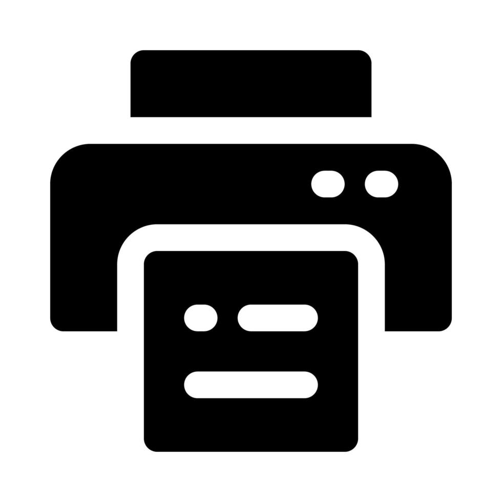 printer icon for your website, mobile, presentation, and logo design. vector