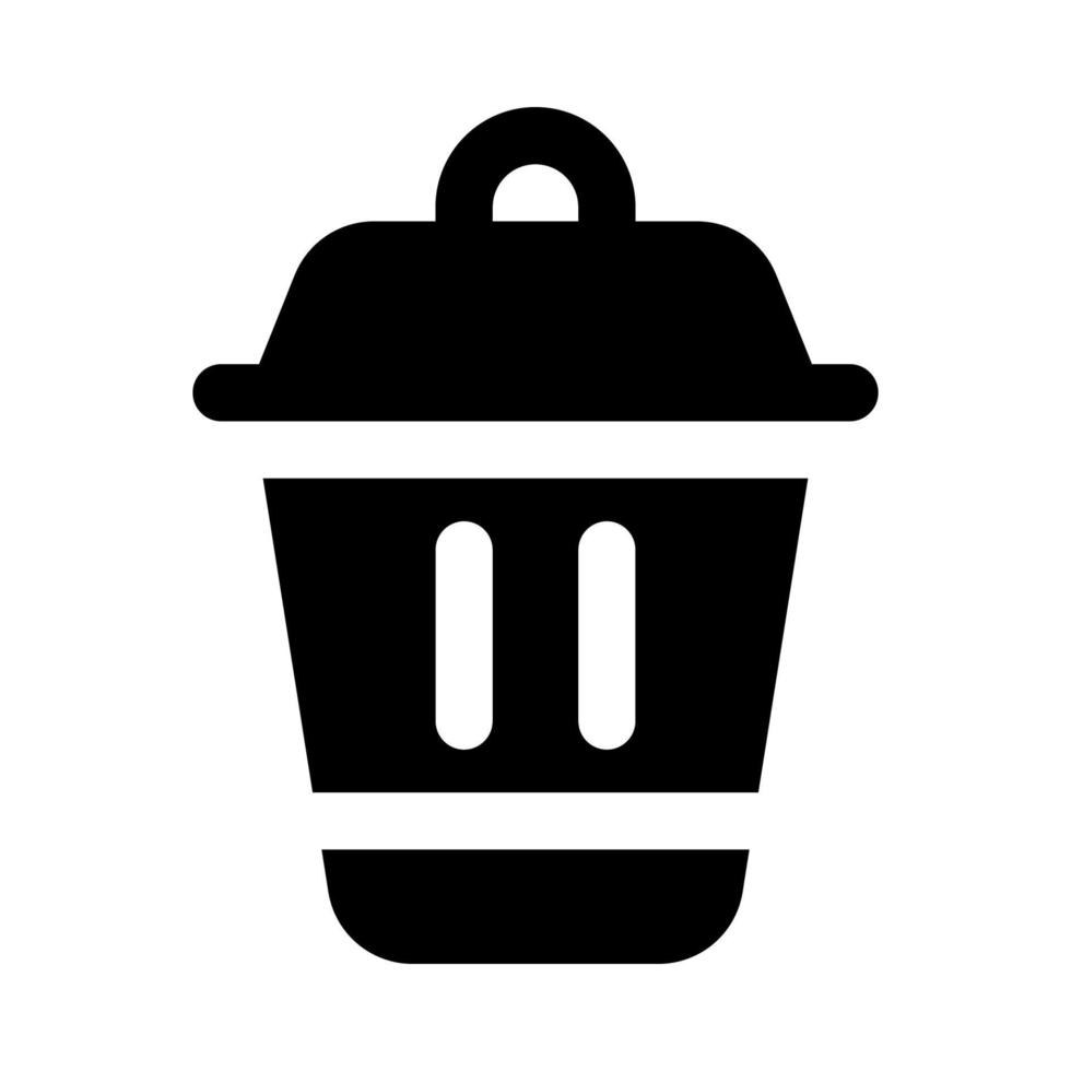 trash icon for your website, mobile, presentation, and logo design. vector