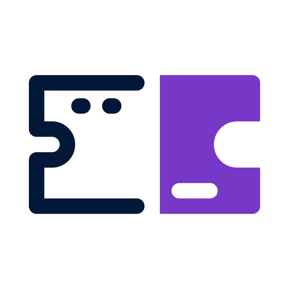 ticket icon for your website, mobile, presentation, and logo design. vector