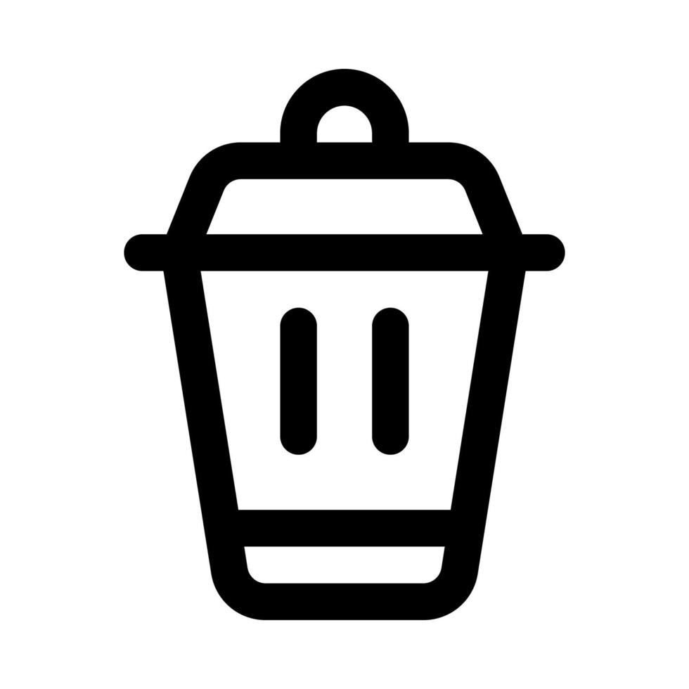 basura icono para tu sitio web, móvil, presentación, y logo diseño. vector