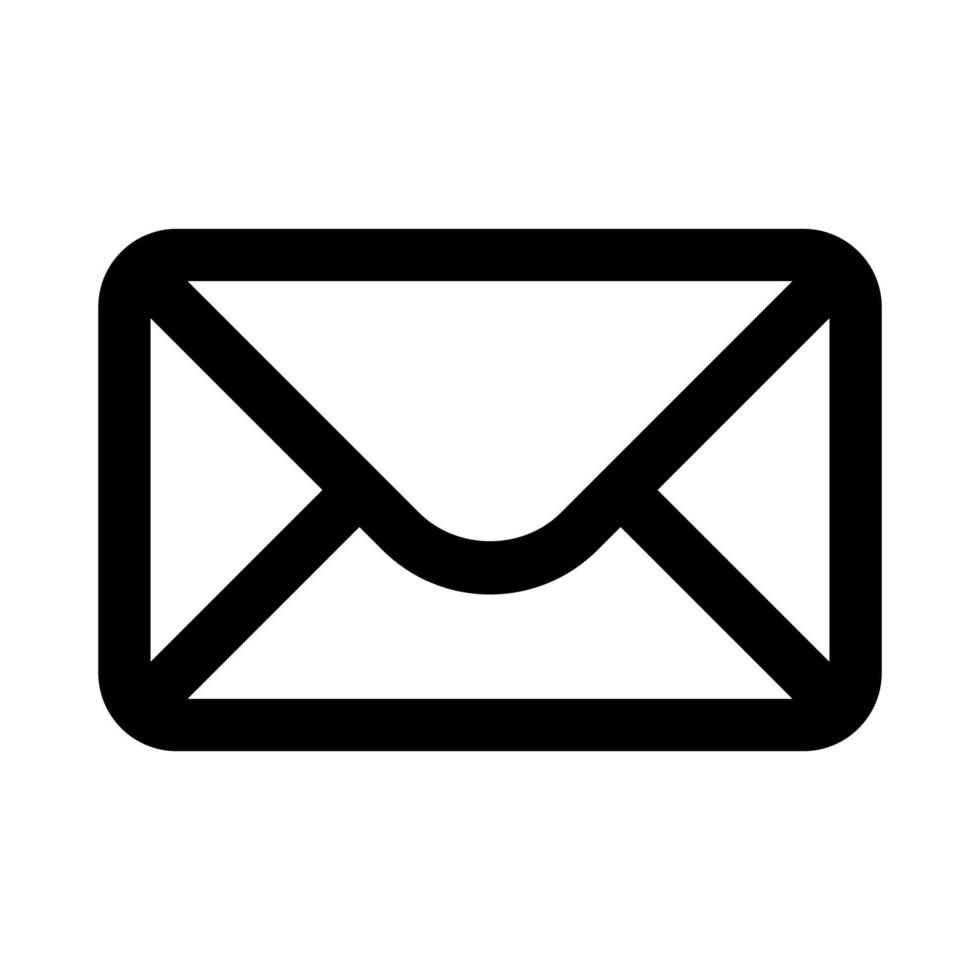 icono de correo electrónico para su sitio web, móvil, presentación y diseño de logotipo. vector