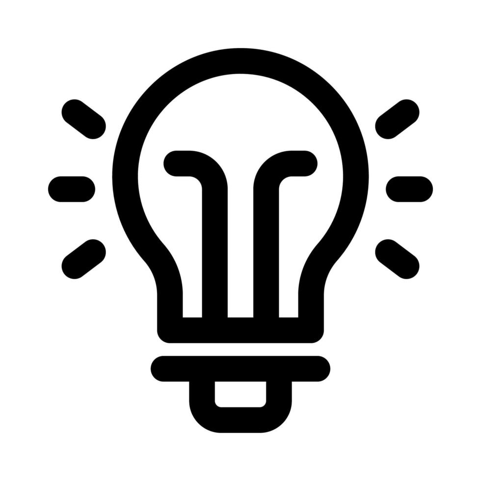 icono de idea para su sitio web, móvil, presentación y diseño de logotipo. vector