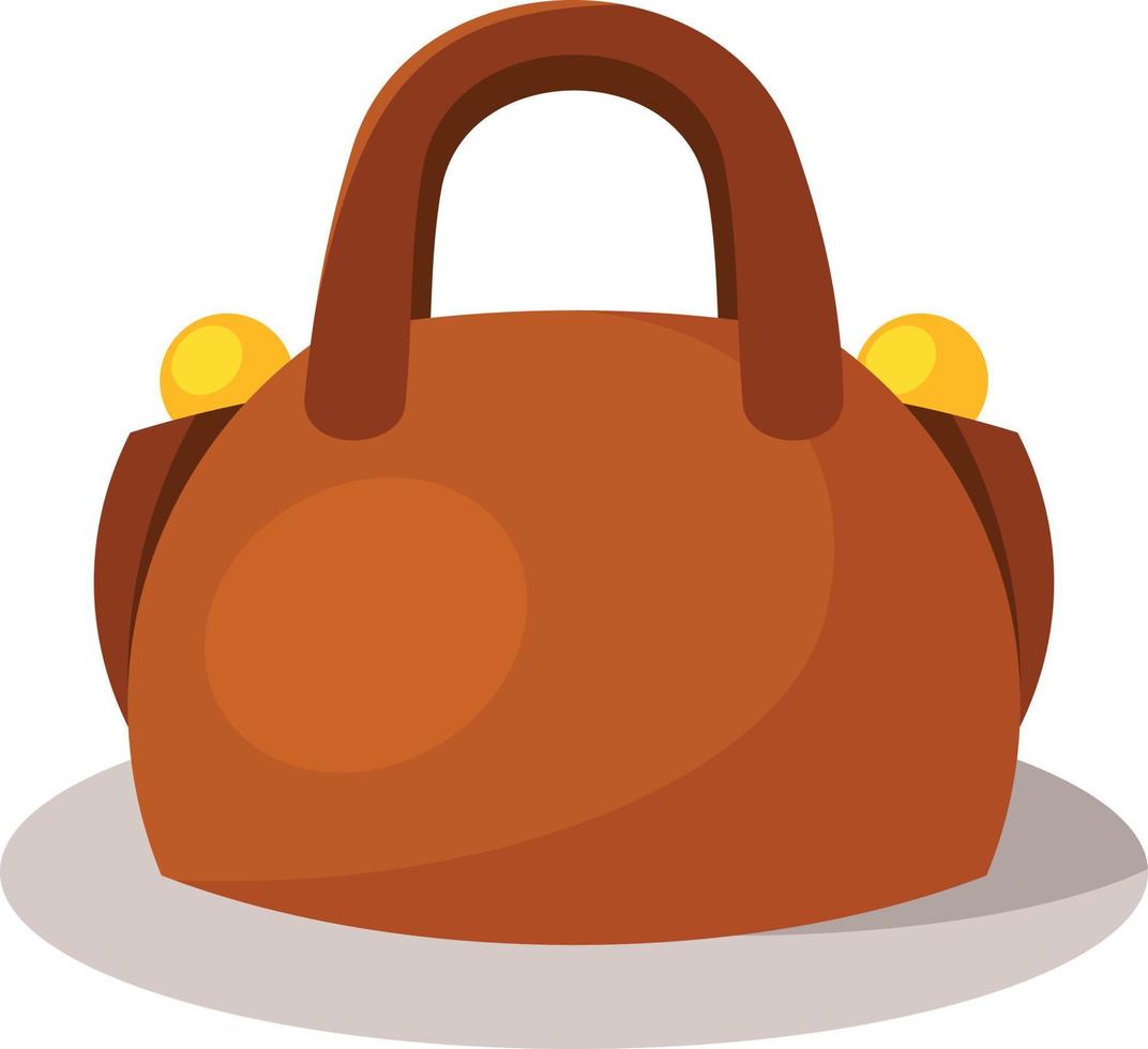 Vector Image Of Leather Bag For Women