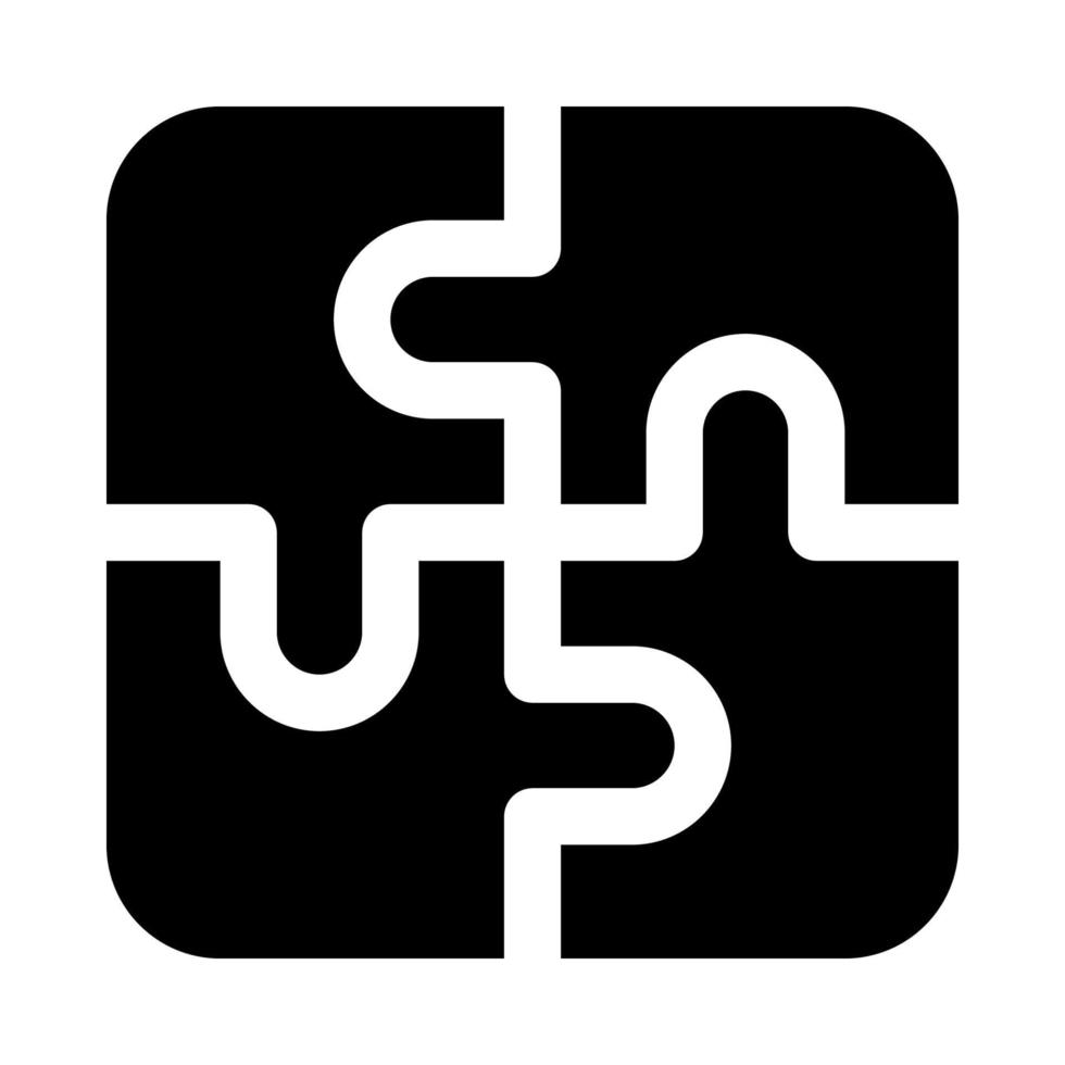 puzzle icon for your website, mobile, presentation, and logo design. vector