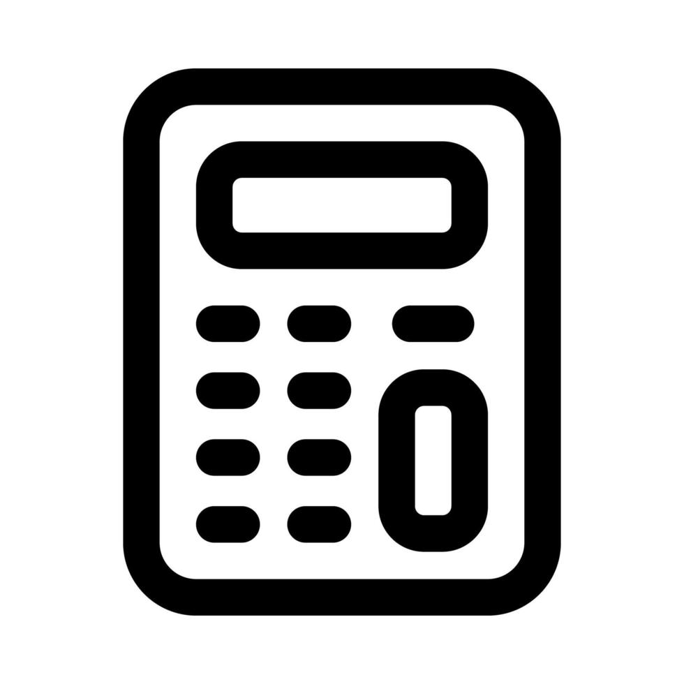 calculator icon for your website, mobile, presentation, and logo design. vector