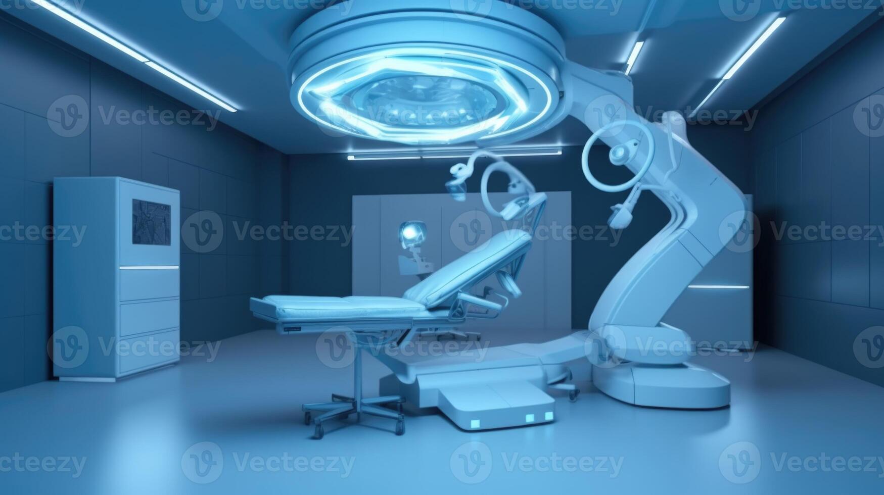 State-of-the-Art Surgery Room, X-Ray Machine, 3D CG Rendered Medical Marvel photo