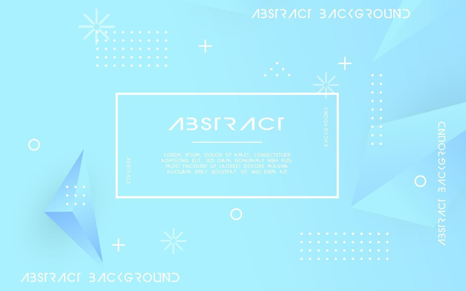 abstract 3d triangle blue background banner design,vector illustration. vector