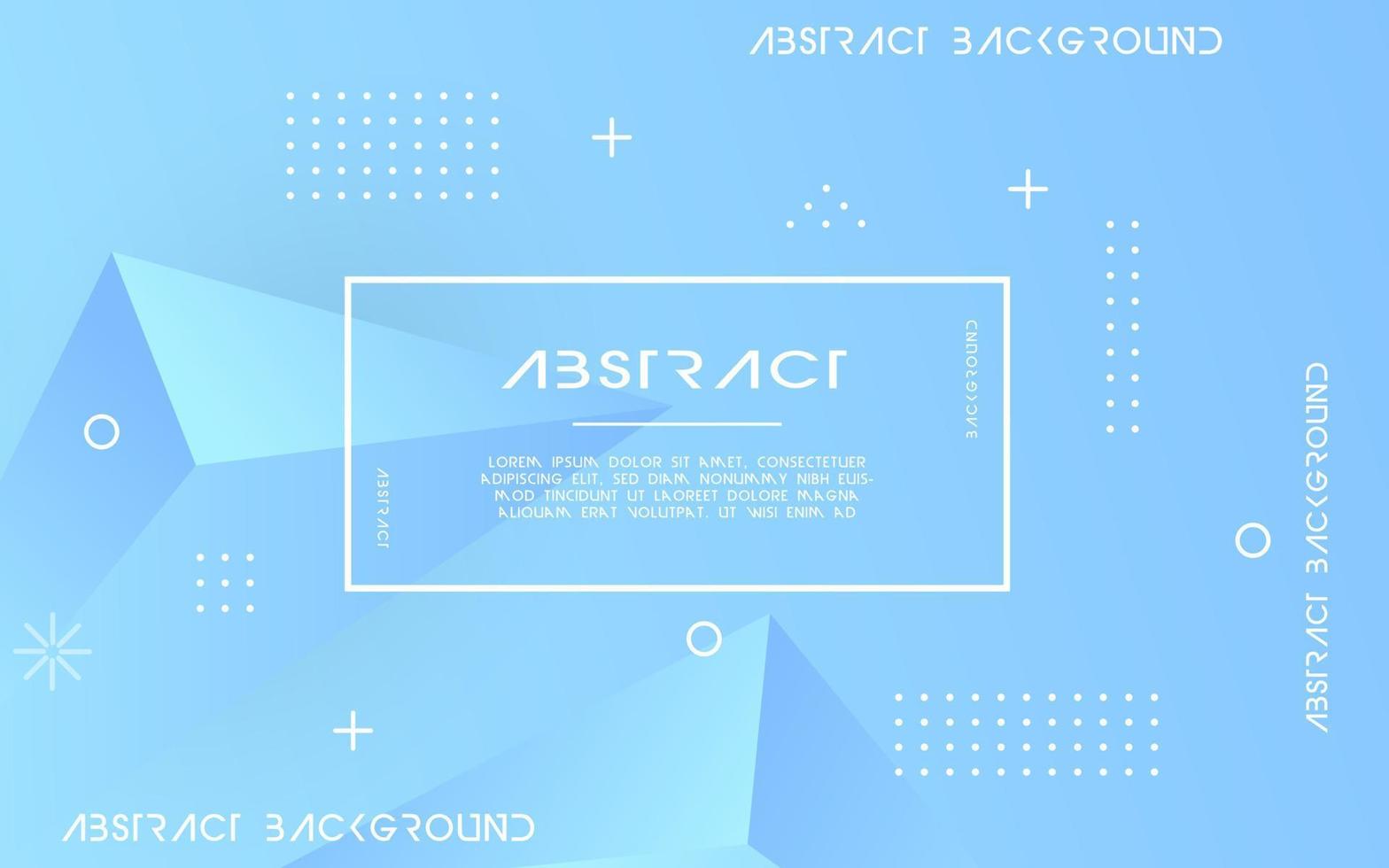 abstract 3d triangle blue background banner design,vector illustration. vector