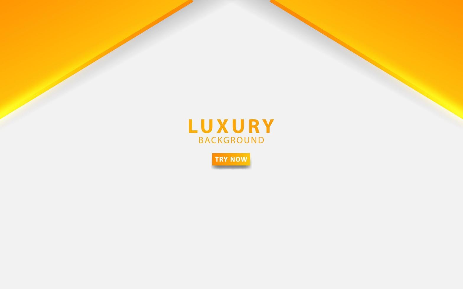 luxury abstract yellow background banner design with gold line. Overlap layers with paper effect. digital template. vector