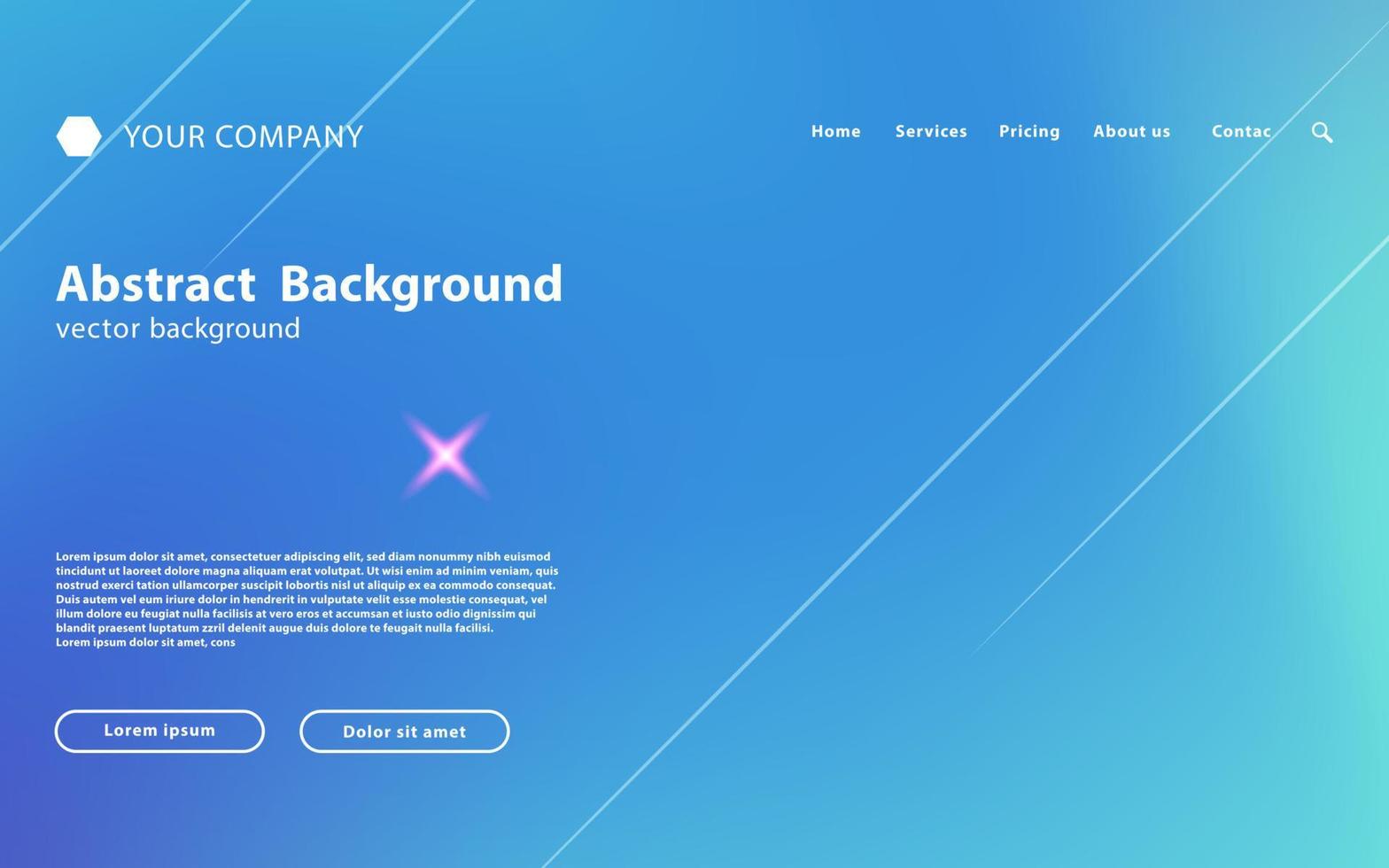 modern colorful abstract landing page background. landing page template,gradient background template,abstract background,user interface background,vector illustration. vector