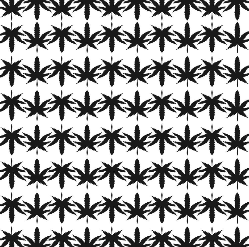 Ganja cannabis marihuana pattern vector illustrations