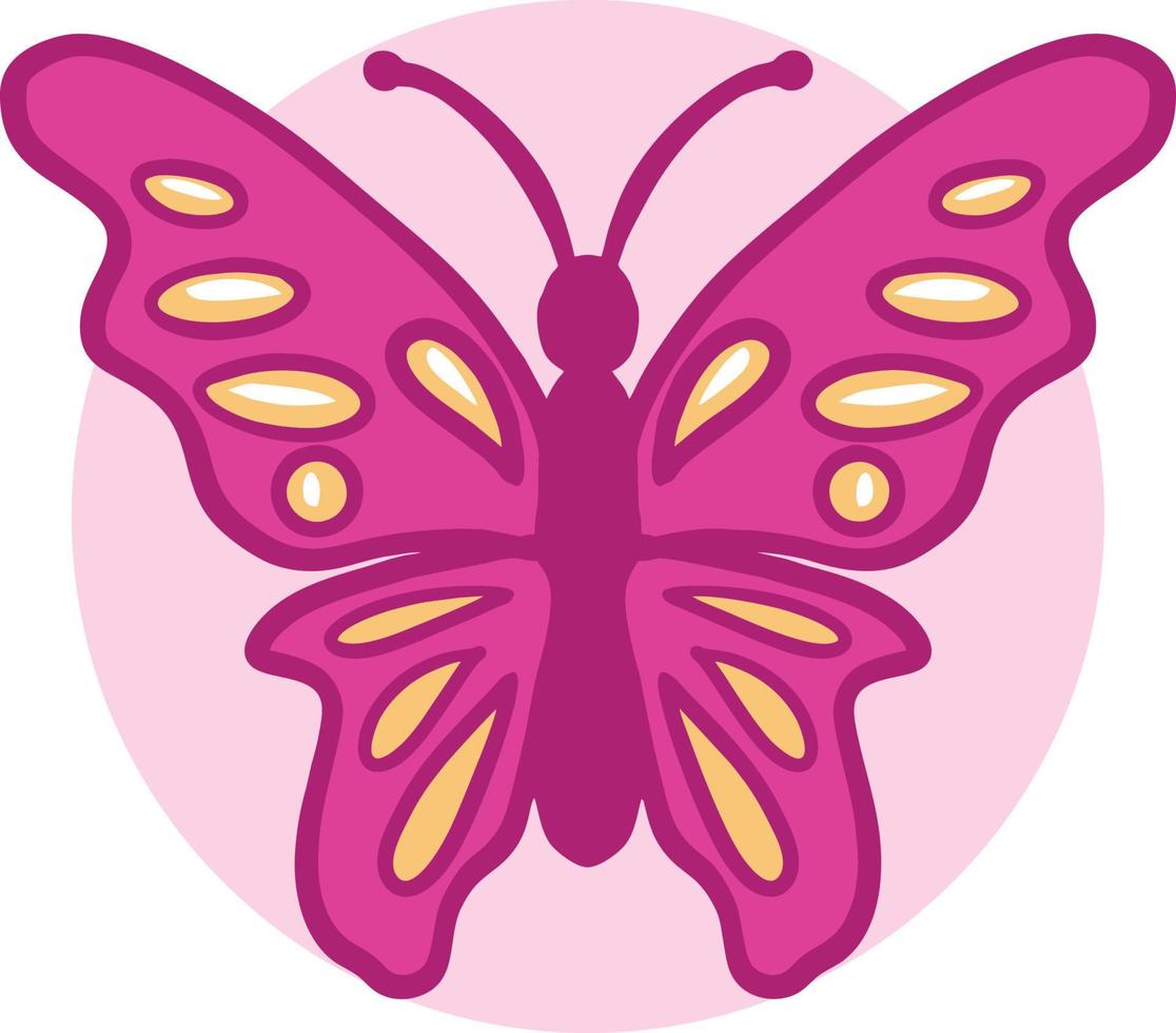 el animal insecto mariposa ilustración vector