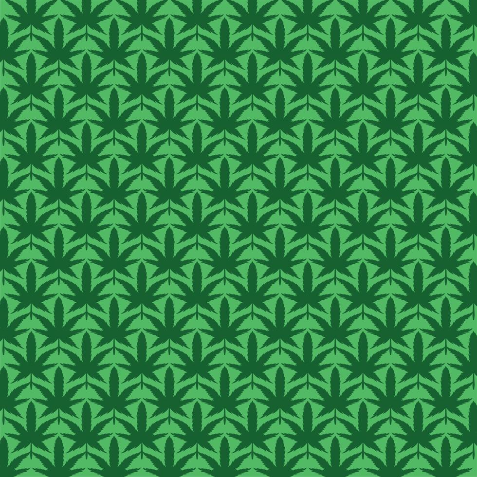 Ganja cannabis marihuana pattern vector illustrations
