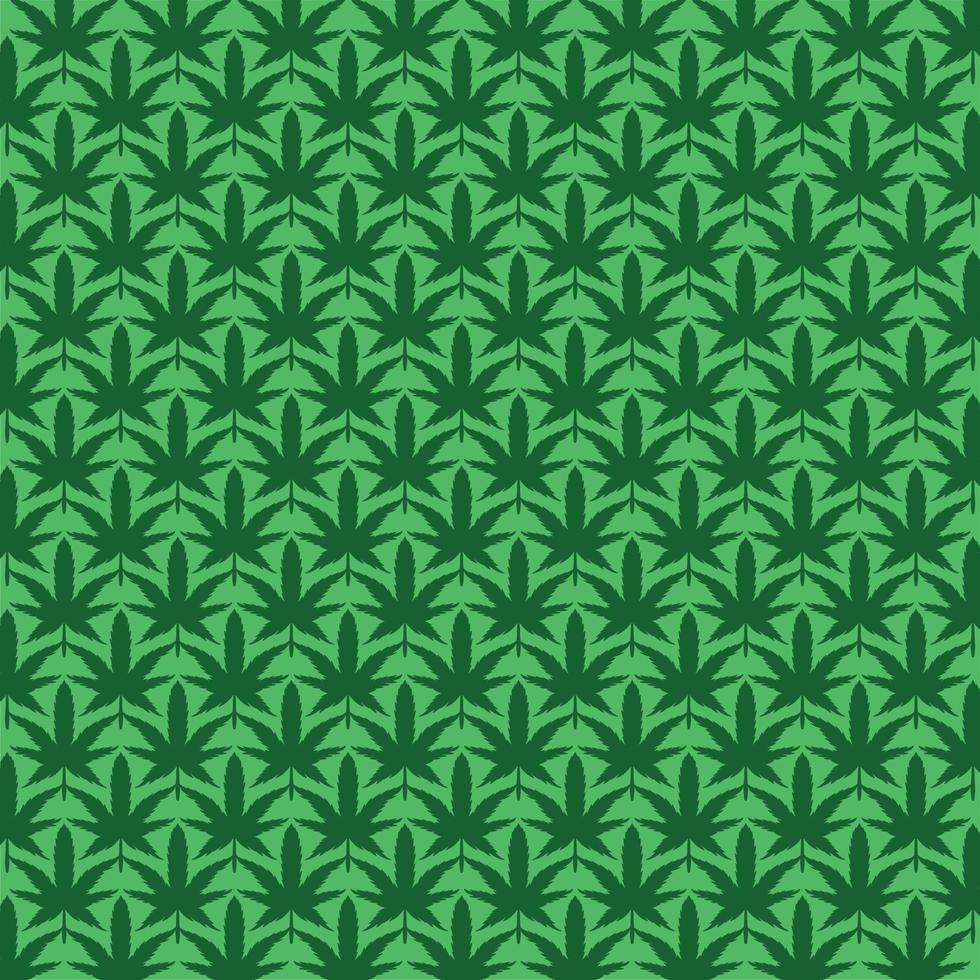 Ganja cannabis marihuana pattern vector illustrations