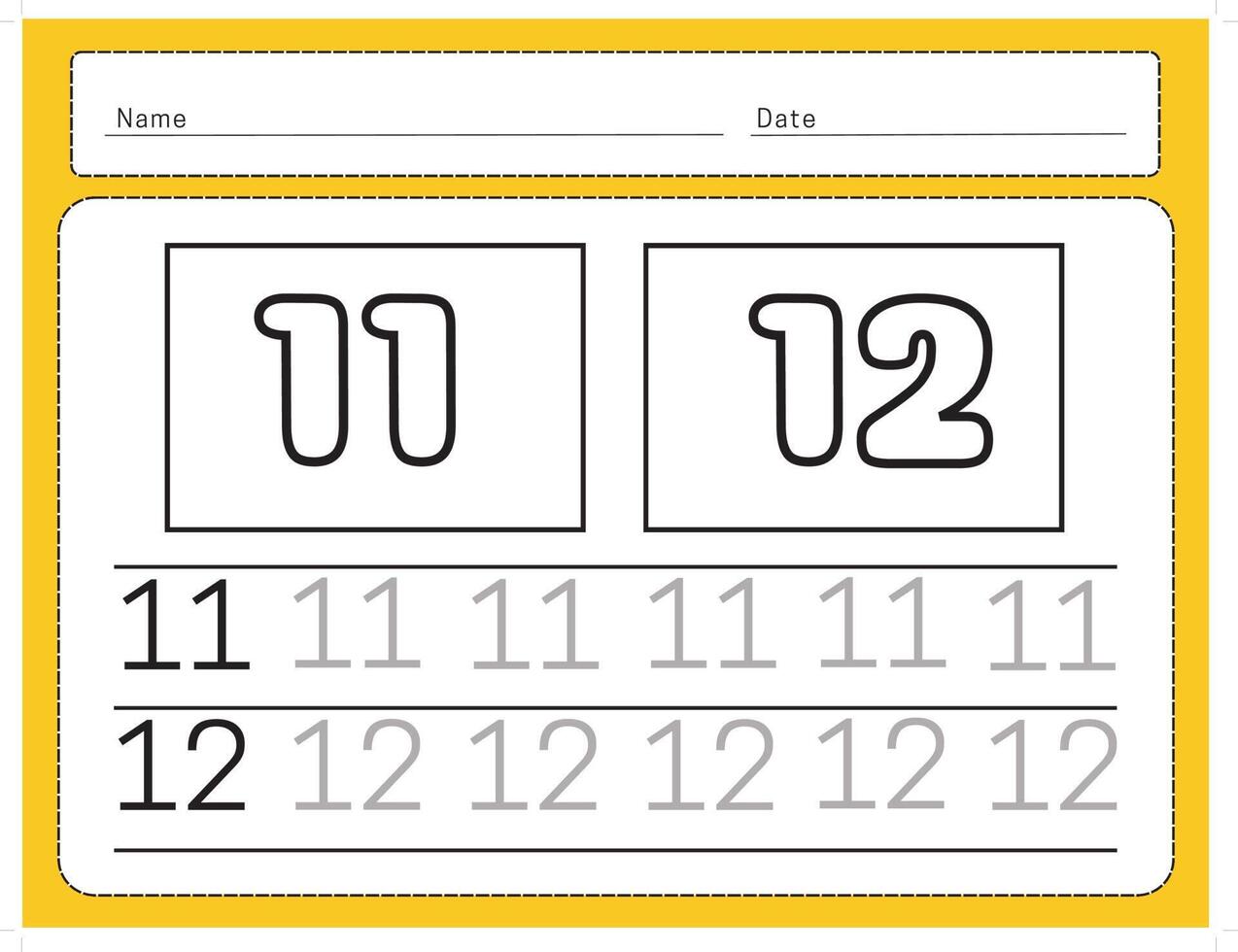 number-11-12-tracing-practice-worksheet-with-for-kids-learning-to-count-and-to-write-worksheet