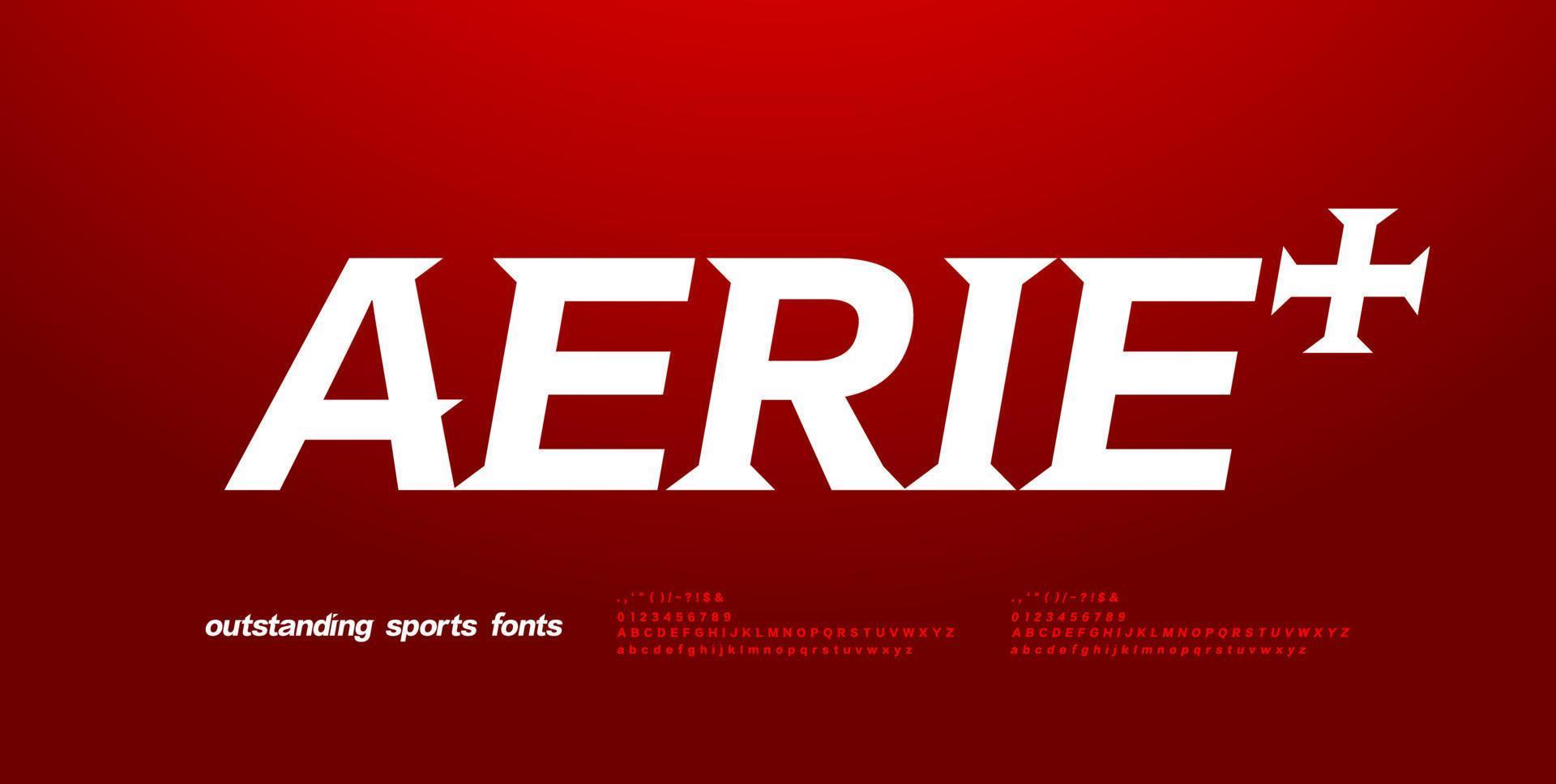 Abstract modern logo alphabet font. Typography sport, game, technology, fashion, digital, future creative logos fonts. vector illustration