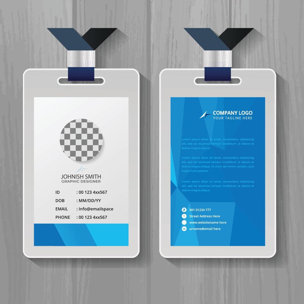 ID Card Desgin vector