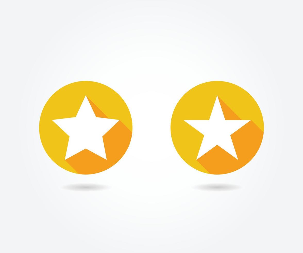 Star icon, Favorite icon, Star icon vector flat style