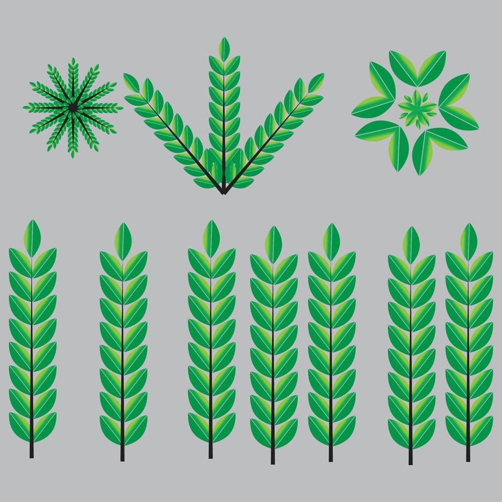 creativo un árbol flor diseño vector plantillas