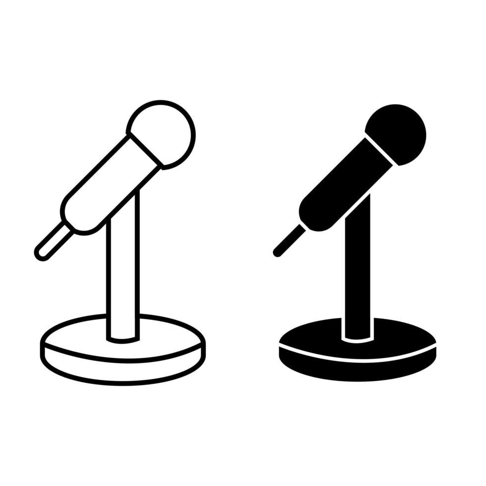 Speaker icon vector set. speech illustration sign collection. performance symbol or logo.