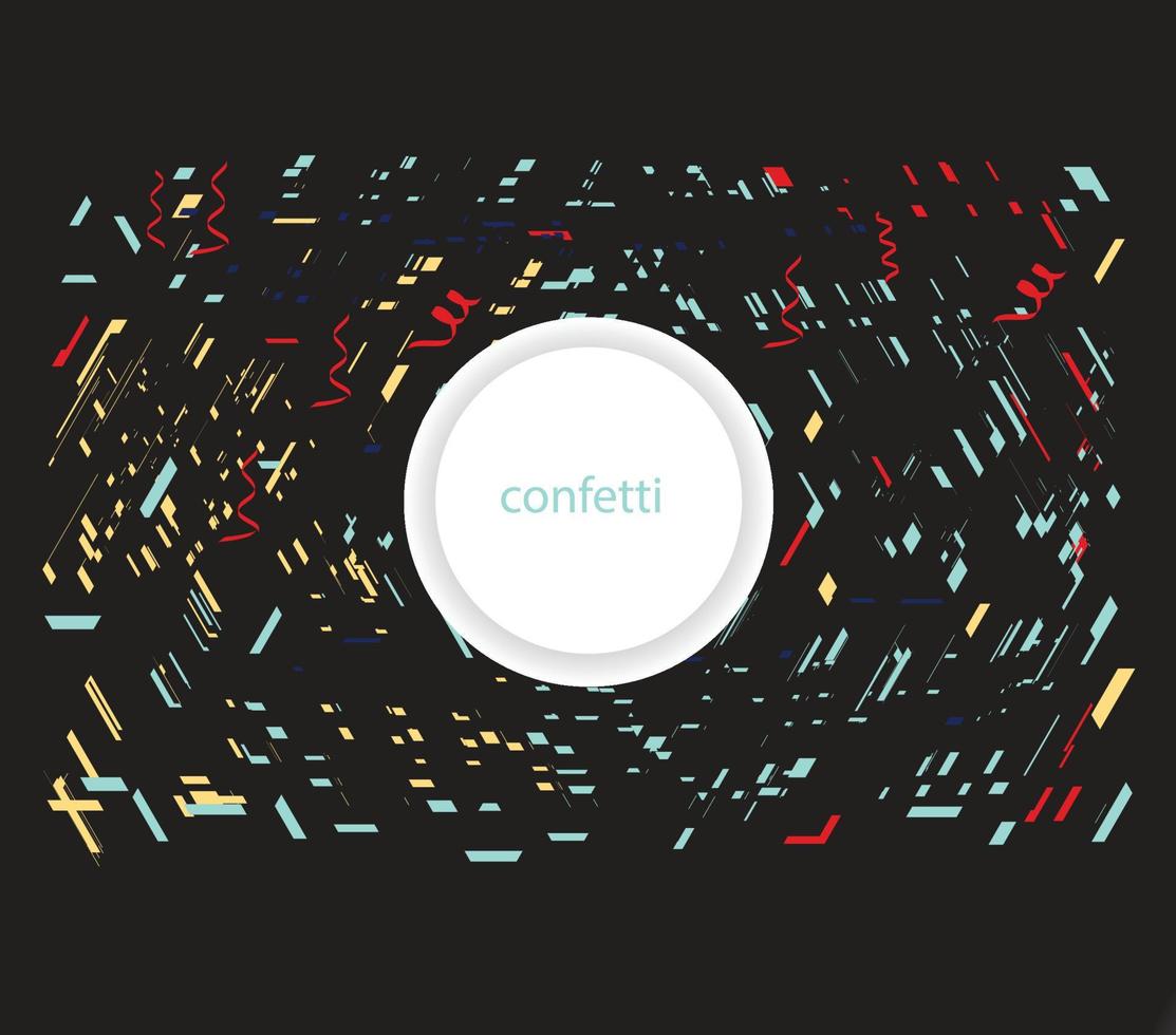 confetti for your birthday vector