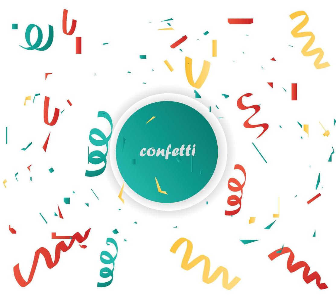confetti for your birthday vector