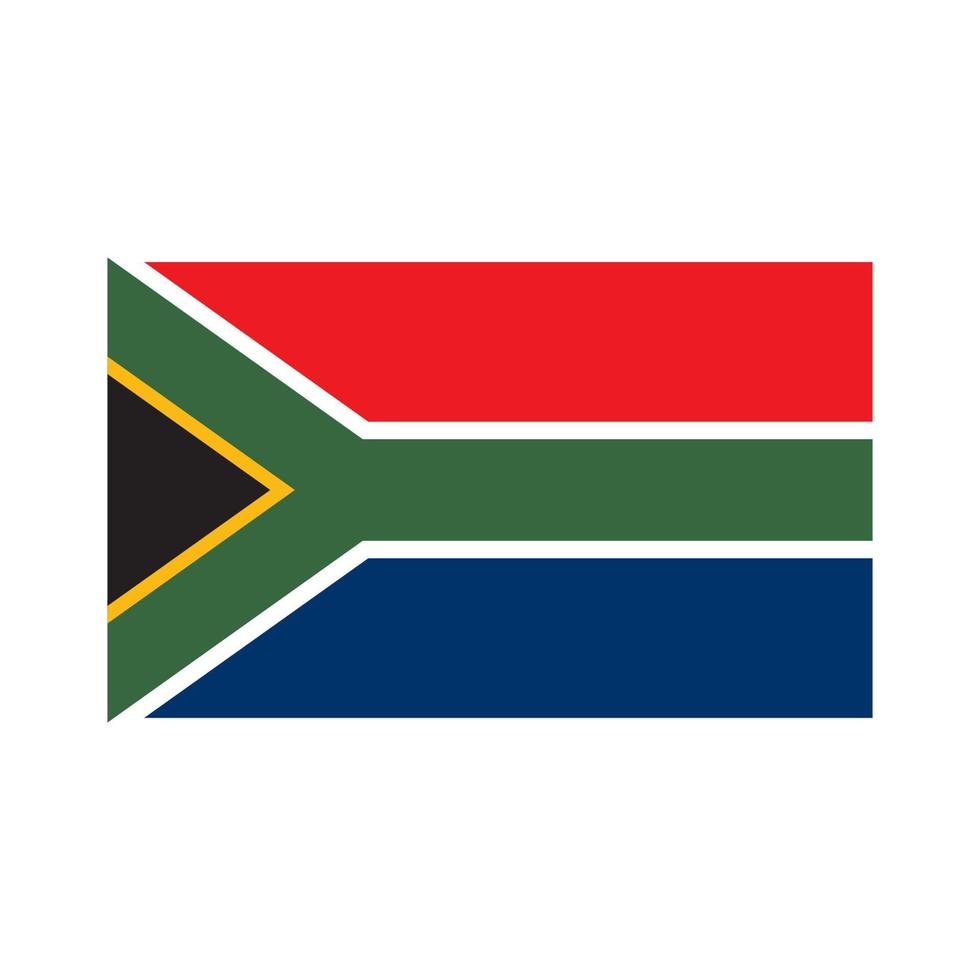 South Africa flag logo vector