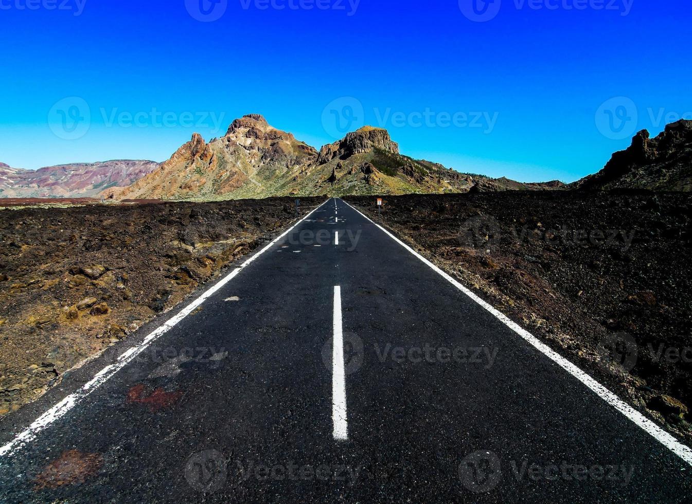 Road in the countryside photo