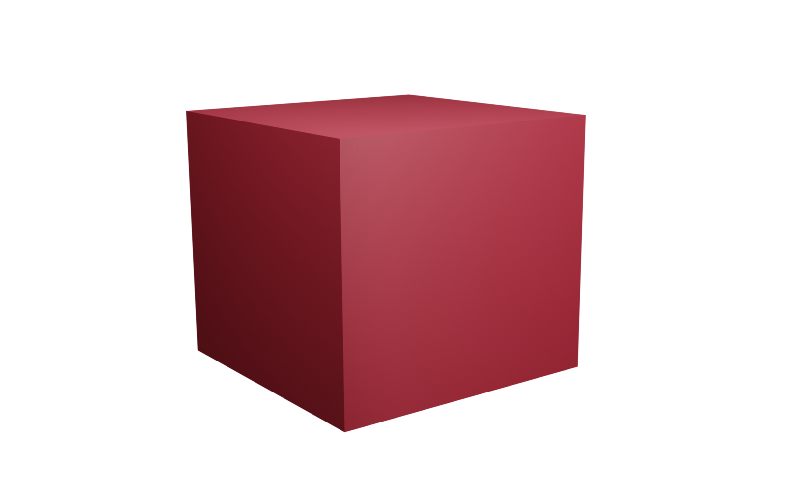 3d cube rendering png