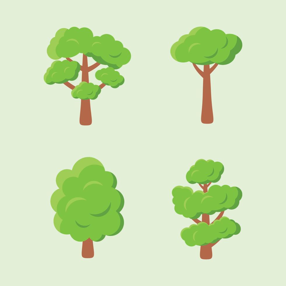 flat tree set in vector
