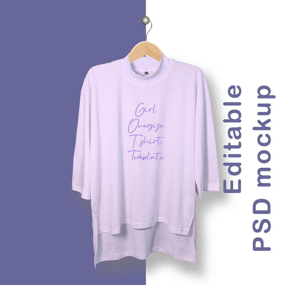 A white shirt with the word edit on it psd