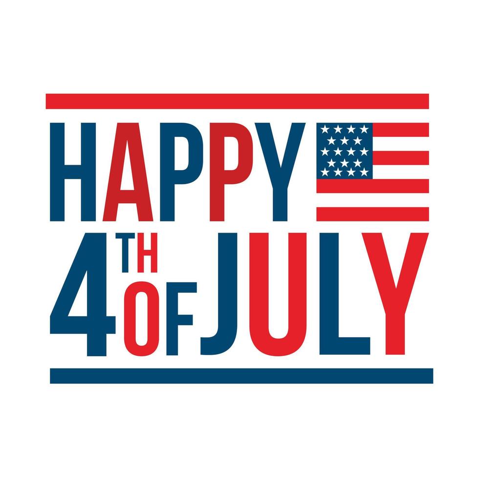 American Independence Day. Festive vector illustration EPS 10.